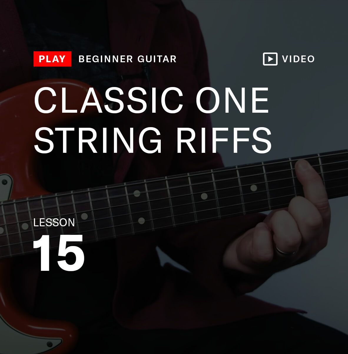 Classic one string riffs