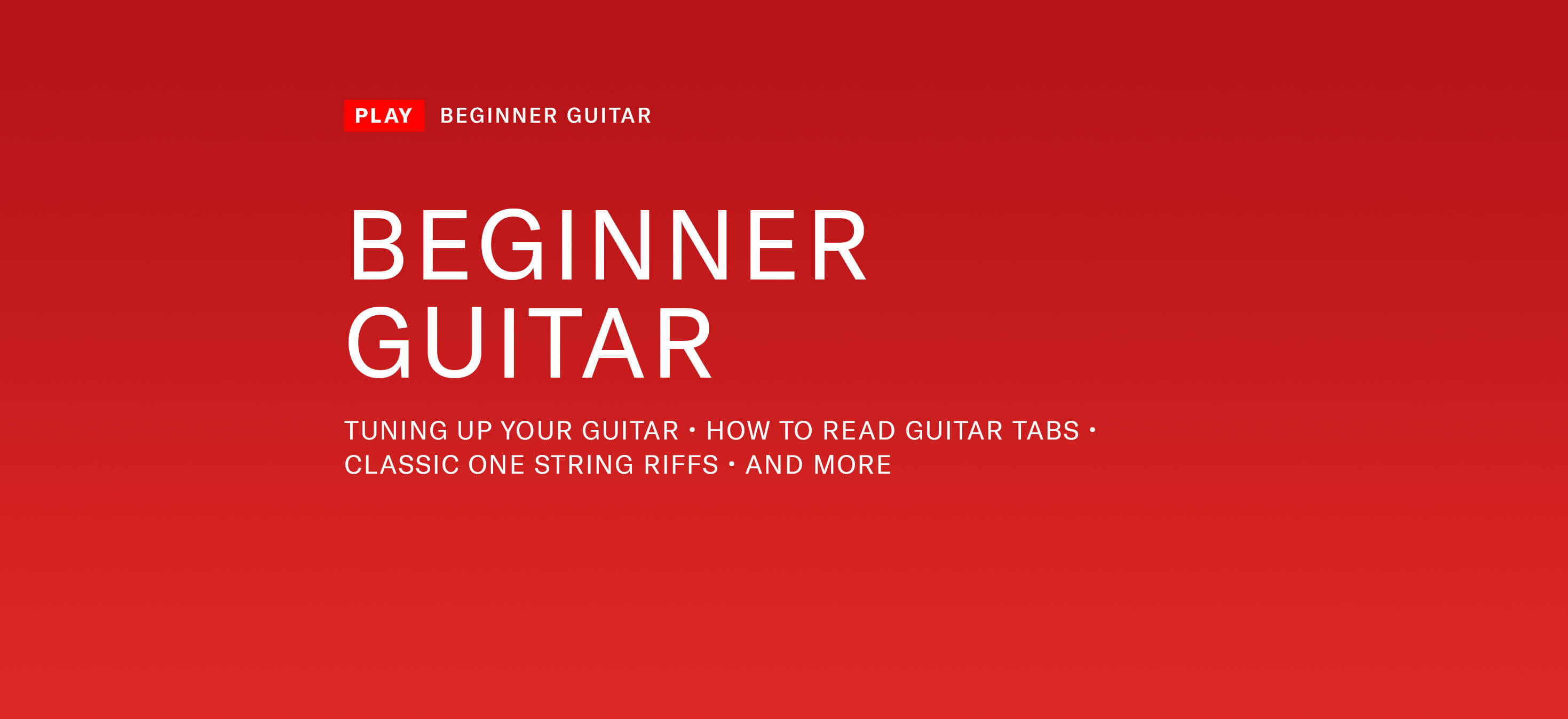 Beginner Electric Guitar Lessons Text