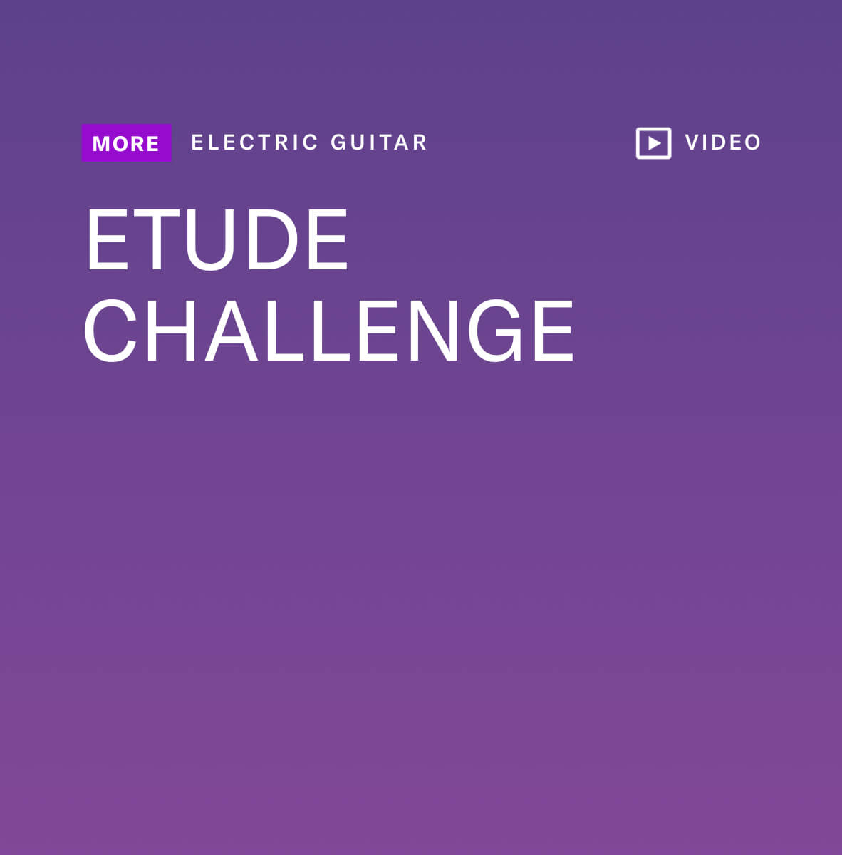 Etude Challenge