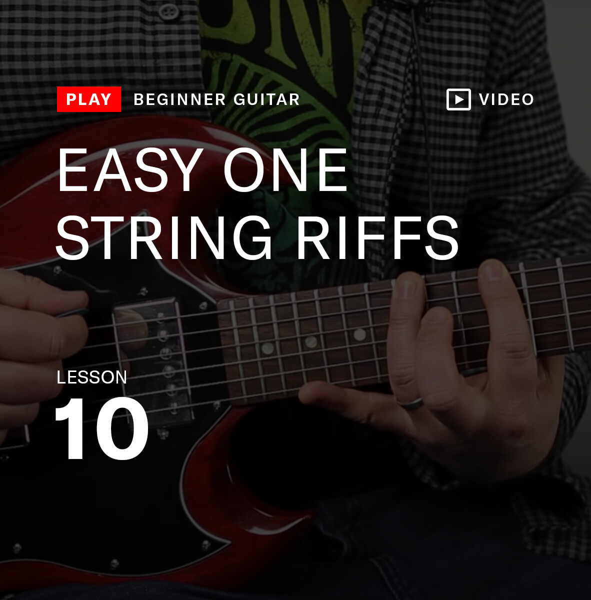Easy one string guitar riffs
