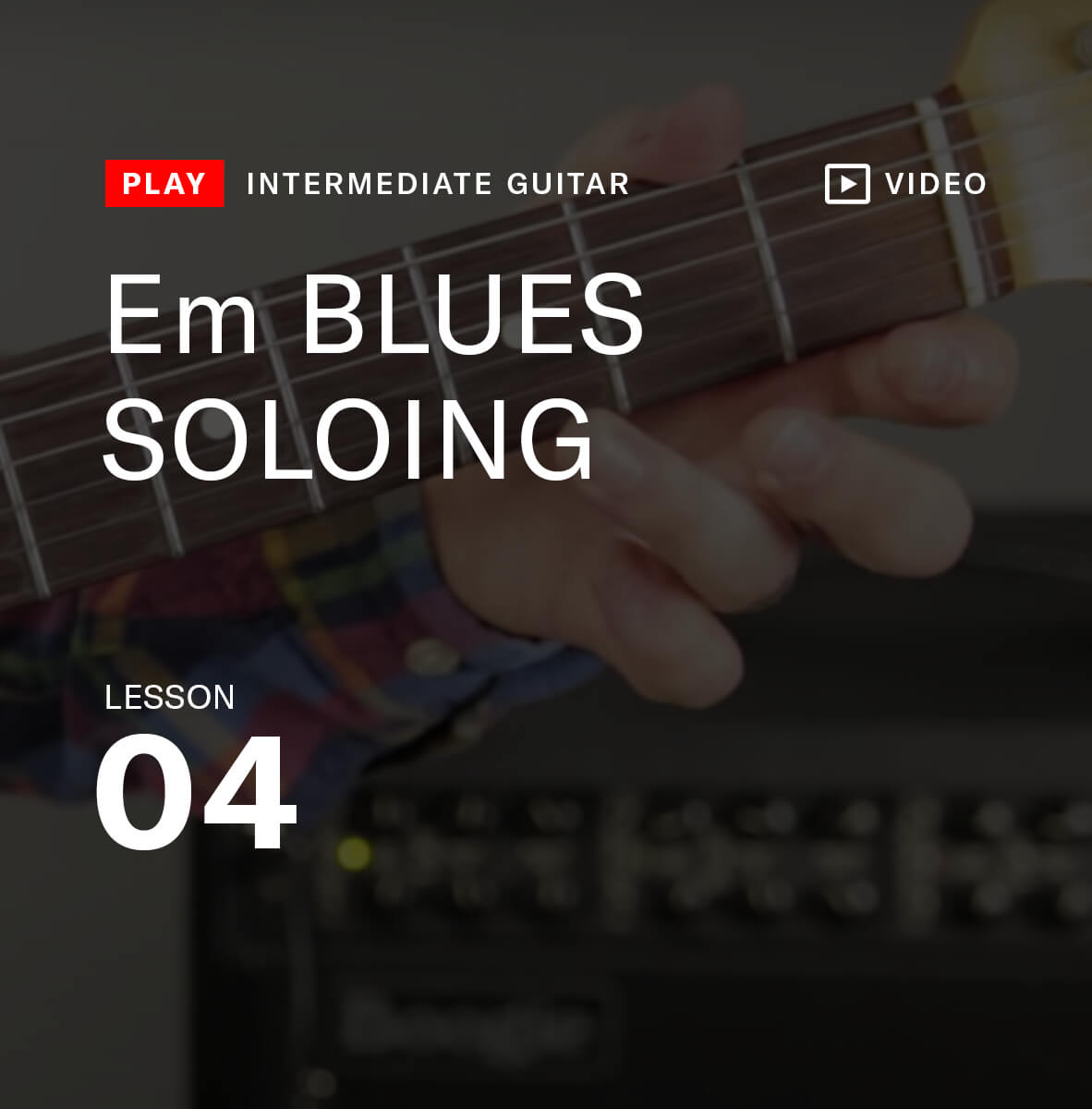 Em blues soloing lesson 4