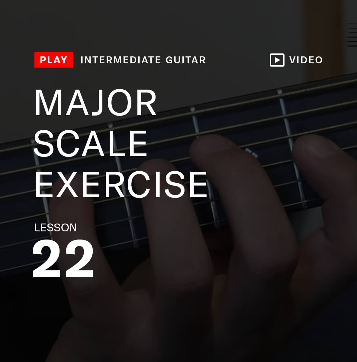 Major scale exercise