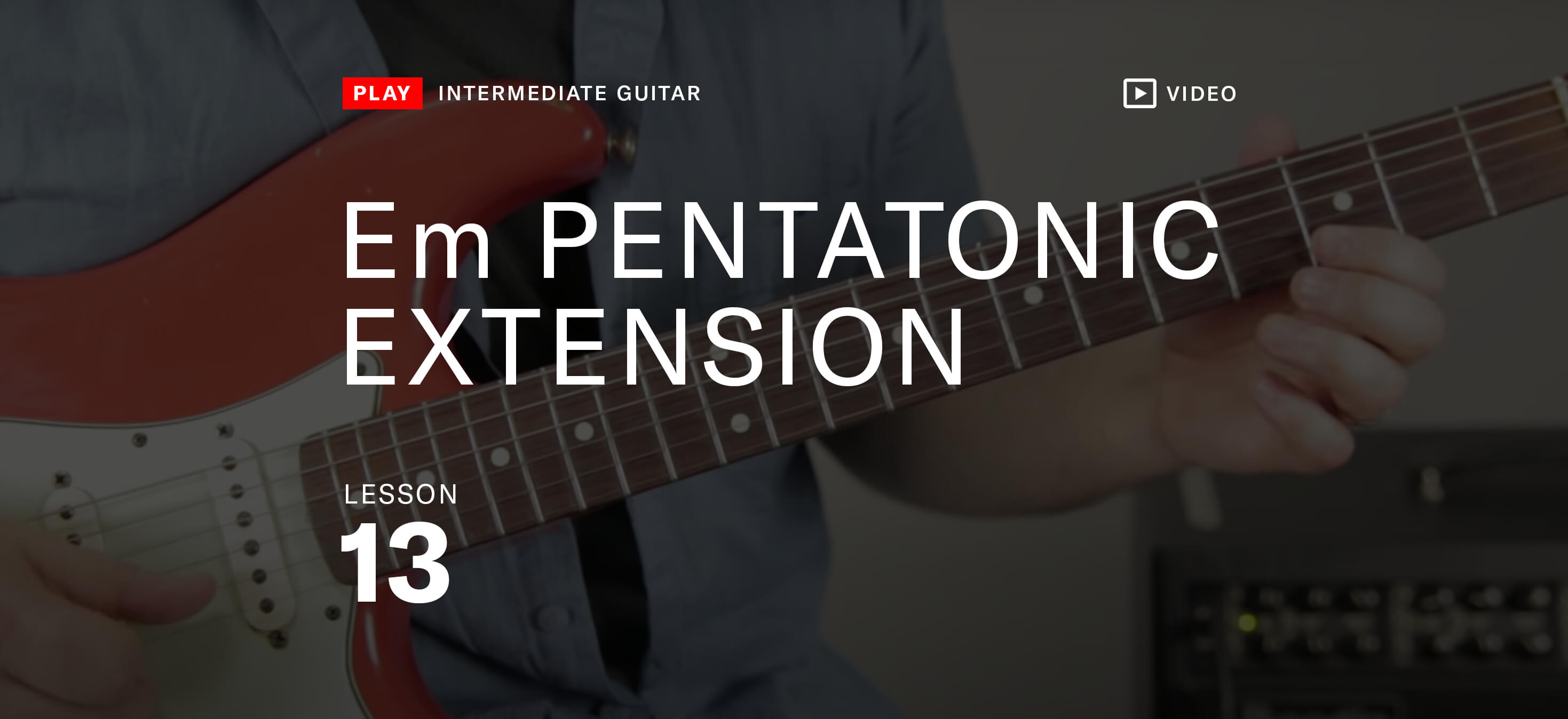 Em pentatonic extension