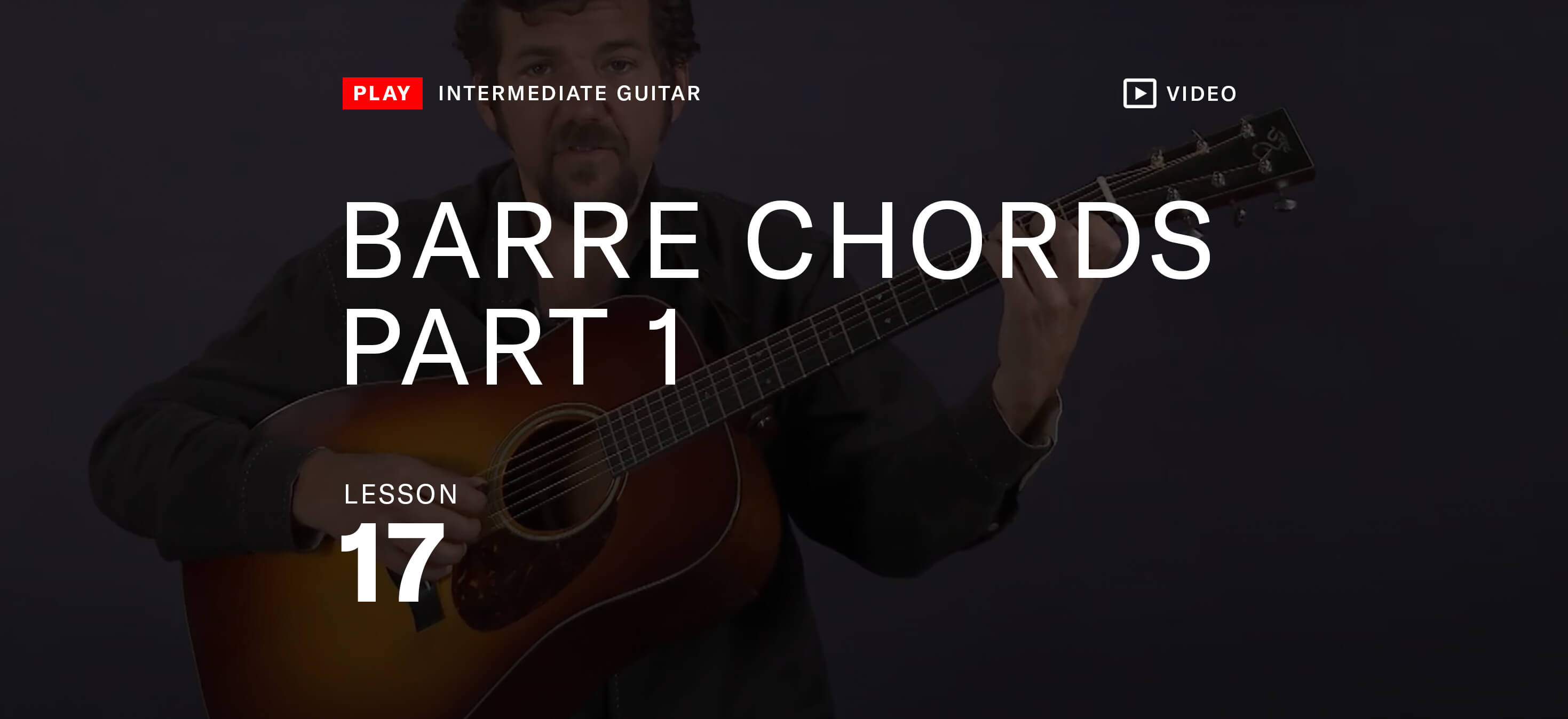 Barre chords part 1 