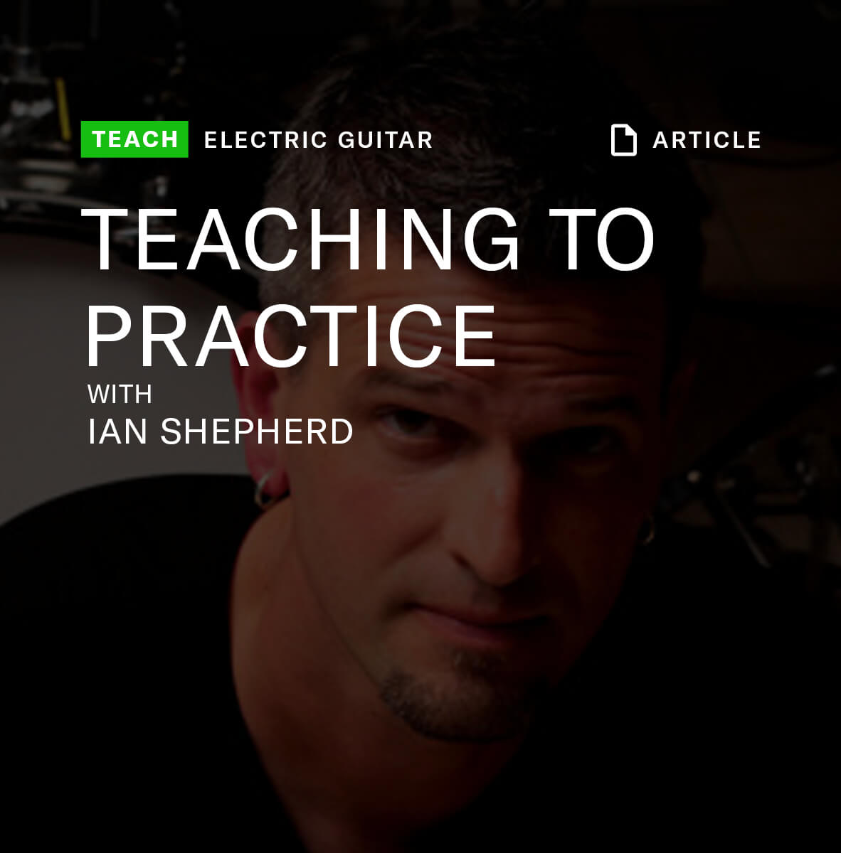 teaching to practice electric guitar