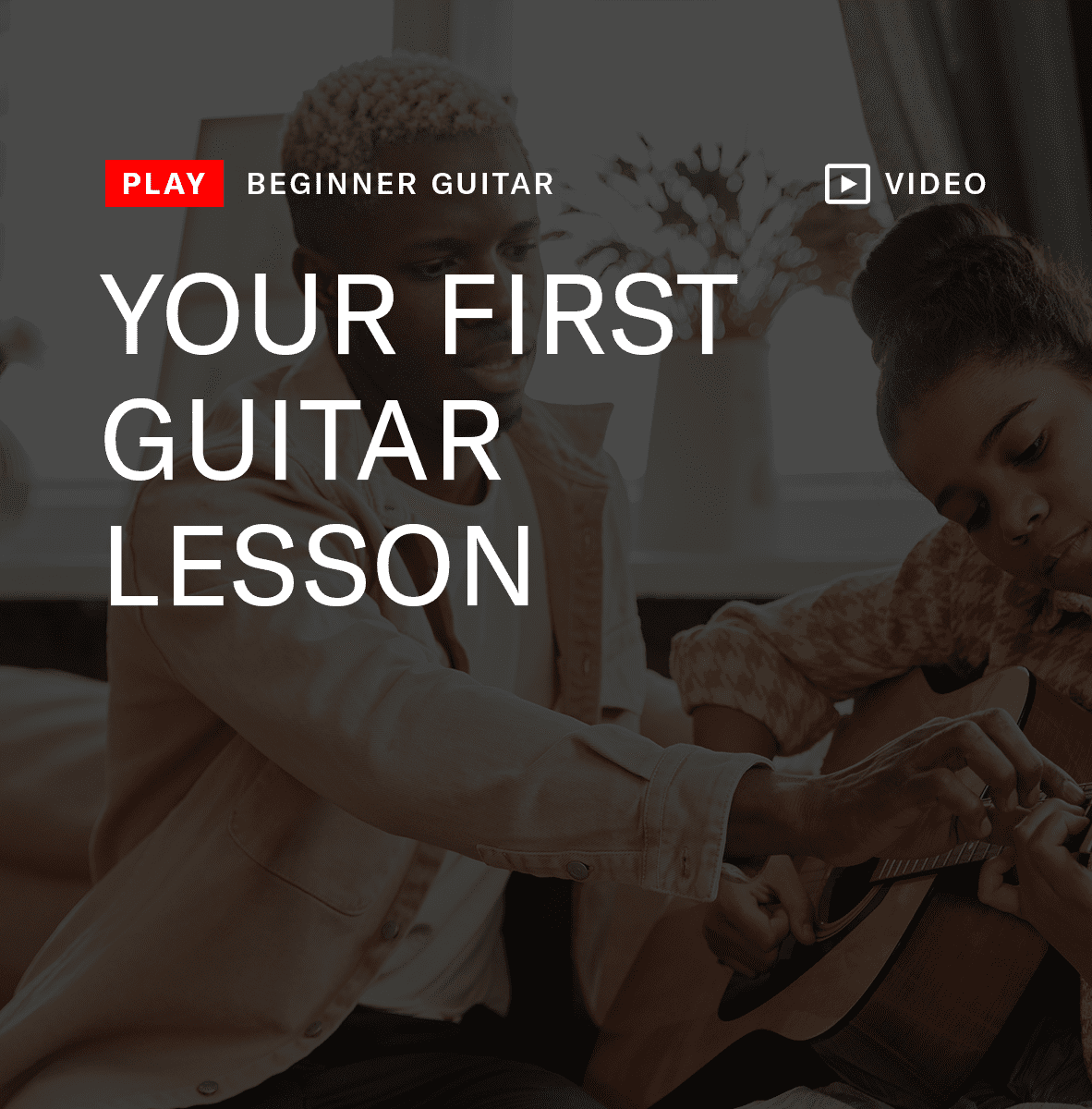 Your first classical guitar lesson