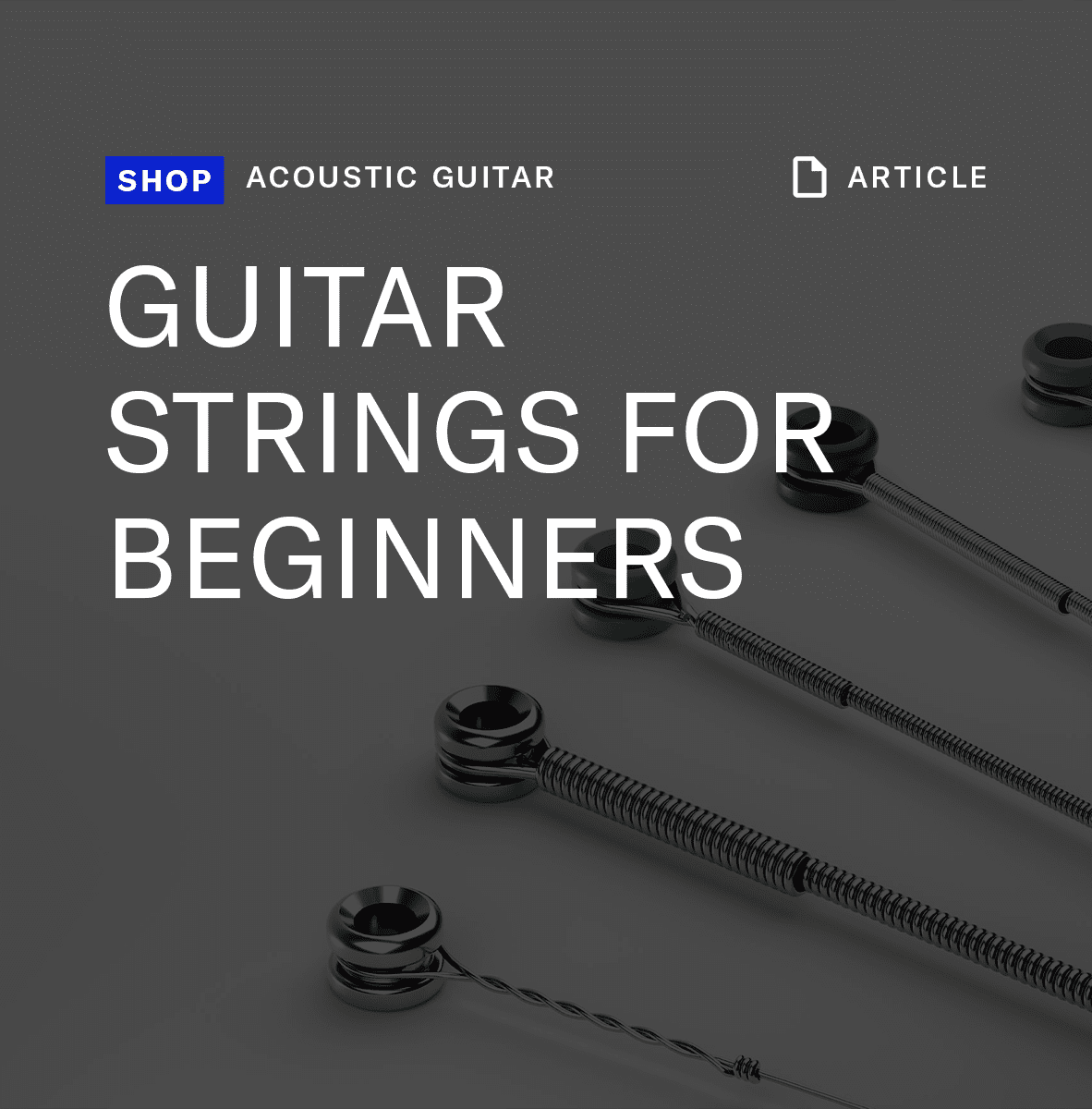 Guitar strings for beginners