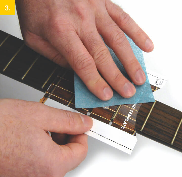 Person conditioning fretboard