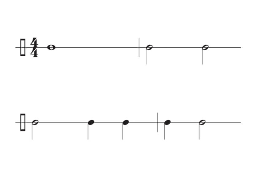 basic rhythm lines