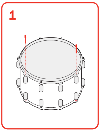 How to tune a bass drum, step 1