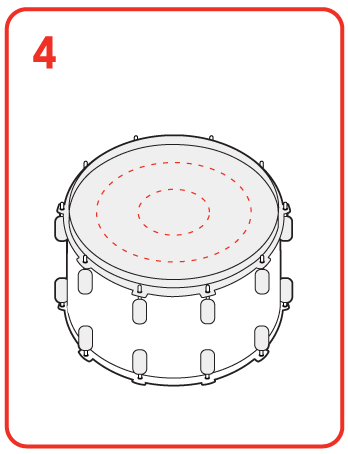 How to tune a bass drum, step 4