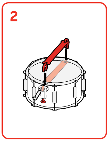 How to tune a snare drum, step 2