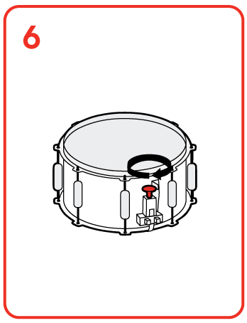 How to tune a snare drum, step 6