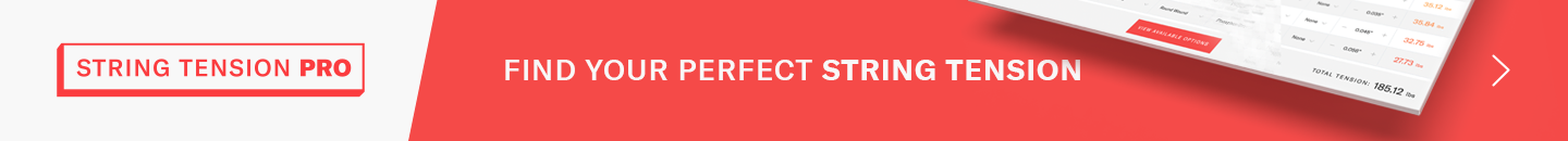 Find your perfect string tension with String Tension Pro by D'Addario