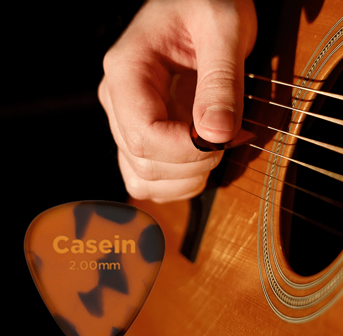 Hand strumming guitar